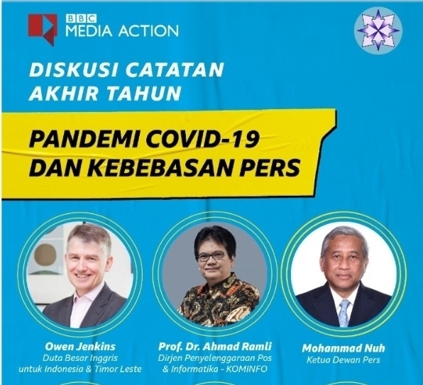 Webinar Diskusi Catatan Akhir Tahun, Kebebasan Pers saat Pandemi