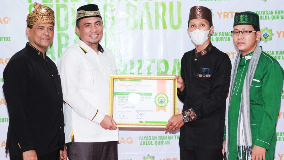 Suasana peresmian cabang baru Rumah Tahfidz Ahlul Quran - Batubara. (Dok. Istimewa)