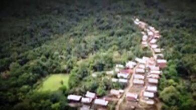 Kampung Tua Bitombang Dari Udara