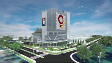 Kantor Bank Jambi, dengan nama Bank 9 Jambi, terletak di Jl. Jend. Ahmad Yani No. 18 Telanaipura Jambi. Foto- Istimewa.