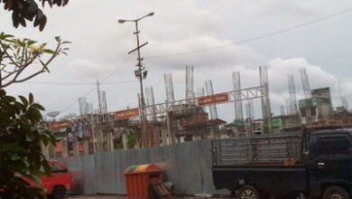Lokasi Terminal Rawasari yang sedang dibangun. Foto Detri