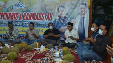 Pesta Makan Durian Bersama, saa melaksanakan do'a tolak bala jauhi wabah Pandemi Covid-19