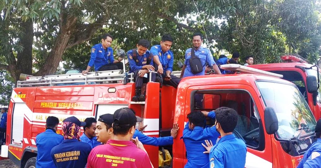 Petugas Damkar Selayar Serbu Markasnya Protes Anggaran Pos Belum Cair