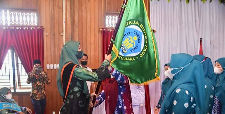 Teks foto: Pengukuhan Pokja Bunda PAUD Kecamatan Tanjung Tiram dan Talawi Kabupaten Batubara
