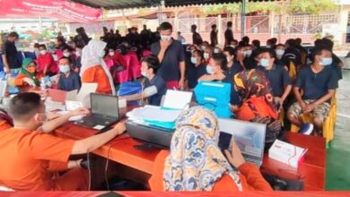Vaksinasi dihari kedua dosis ke-II terhadap 1.700 WBP (narapidana dan tahanan)