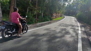 Gambar: jalanan yang telah diperbaiki.