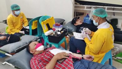 Aksi kemanusiaan donor darah di KDS Gitik Rogojampi