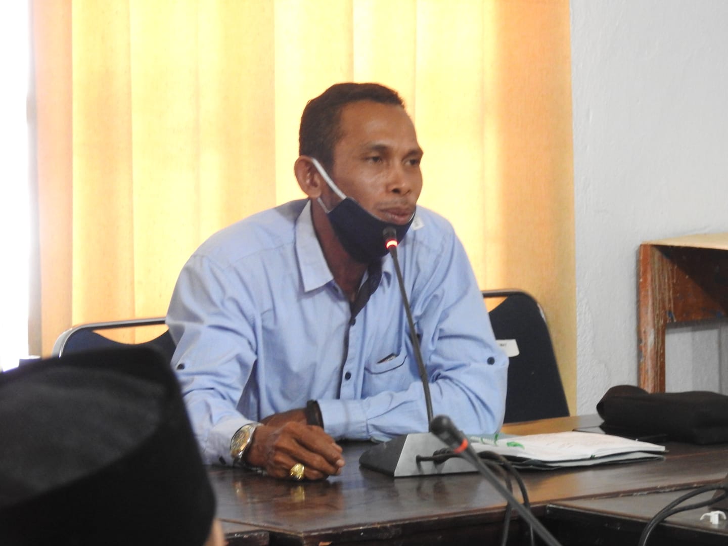 Ketagm : Ketua FKP3M, Rasid Ande, Senin(18/0/10/2021) (Win/BERITANASIONAL.ID)