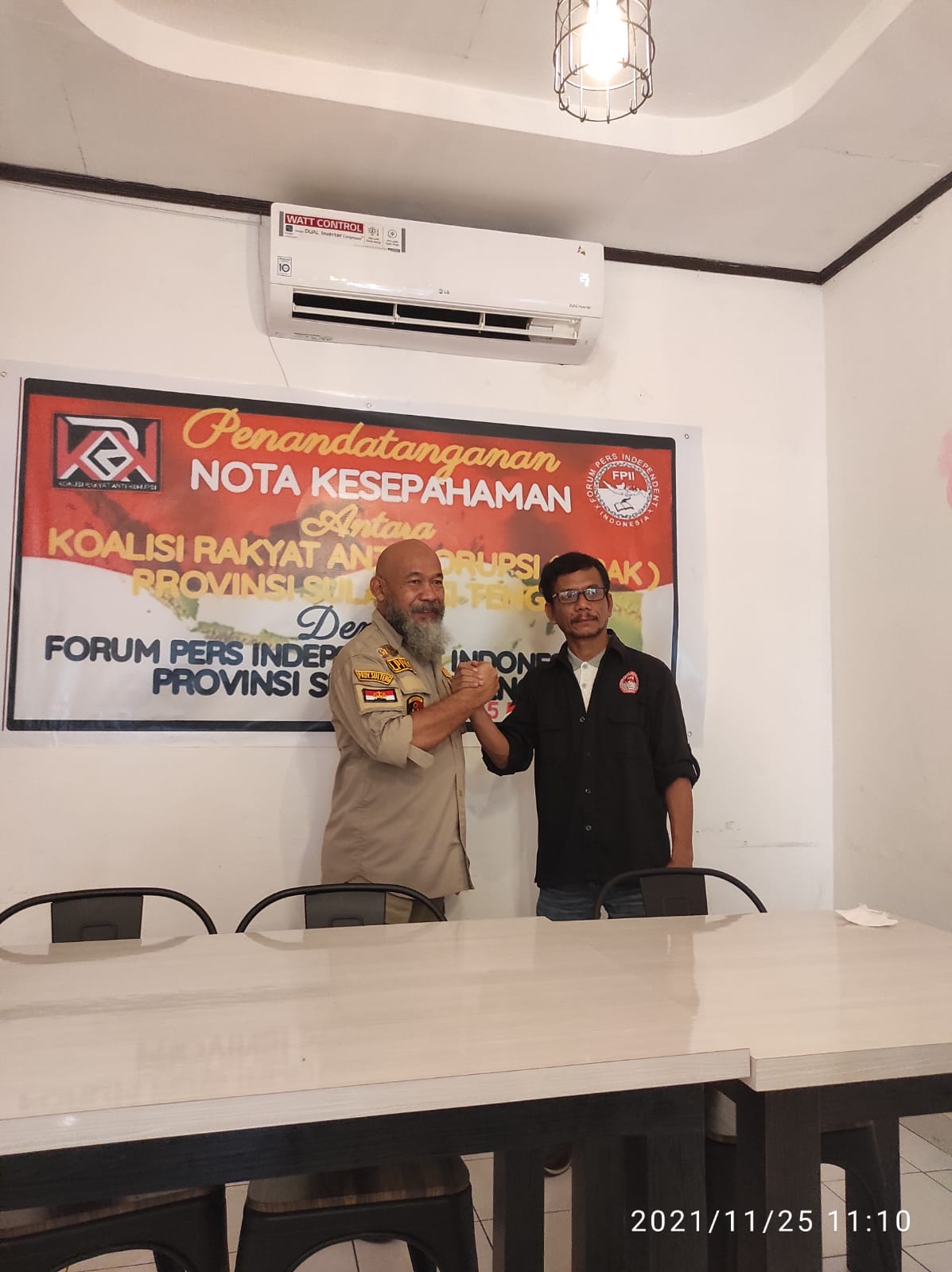 Penandatanganan nota kesepahaman antara FPII dengan KRAK