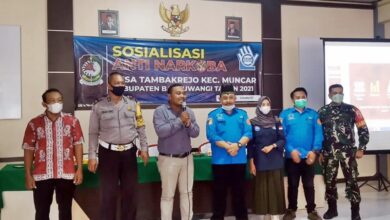 Para narasumber bersama Tiga Pilar, Kades Tambakrejo, Bhabinkamtibmas dan Babinsa
