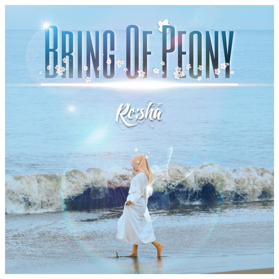 Artwok Bring of Peony, album lagu perdana Re;sha. (Dok. Soni Audeo)