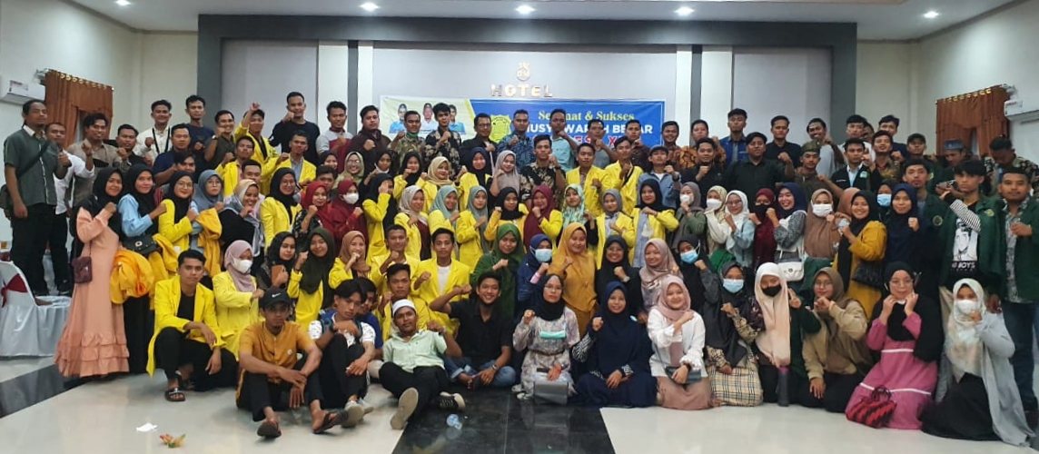 Teks foto: foto bersama panitia pelaksana dan pengurus IPMBB usai terpilihnya Darmawan Sarianto pada Mubes PB. IPMBB ke-17.