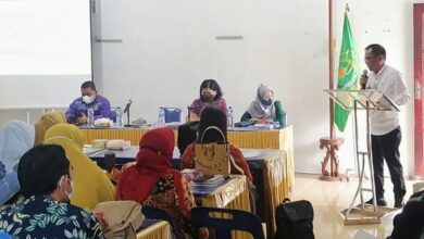 Sosialisasi Perda No.11 Tahun 2021 Tentang Penyelenggaraan Kearsipan dilingkungan Pemerintah Kabupaten Batubara yang dibuka oleh Bupati diwakili Asisten I Rusiyan Heri.