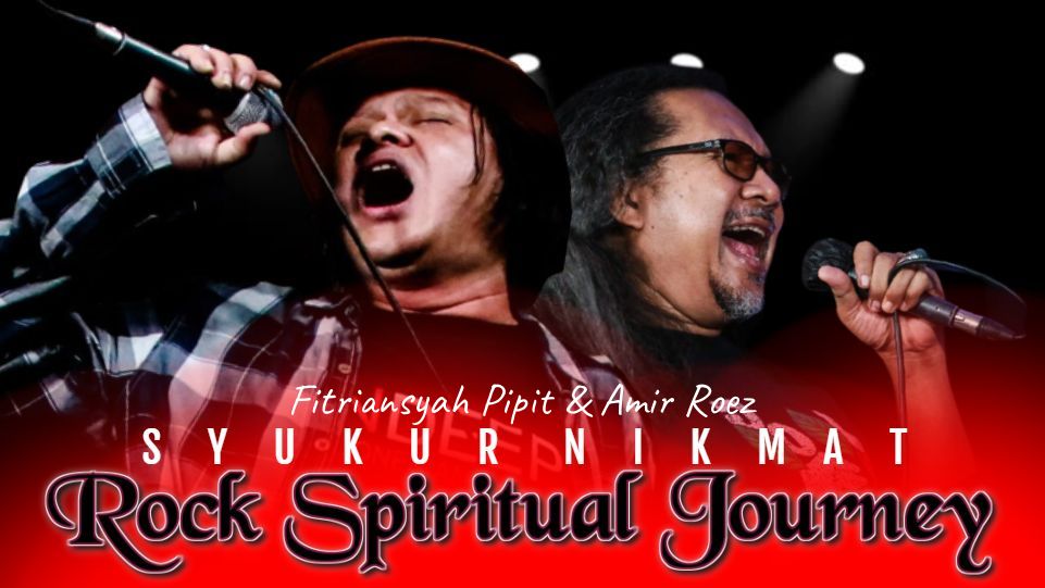 Fitriansyah Pipit dan Amir Roez, para personal Rock Spiritual Journey. (Dok. Sembilan Production Official)