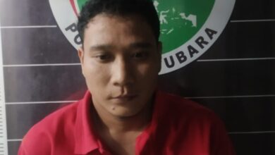 Tersangka Turnip diamankan Satres Narkoba Polres Batubara yang disergap kedapatan membawa Narkotika jenis Shabu.