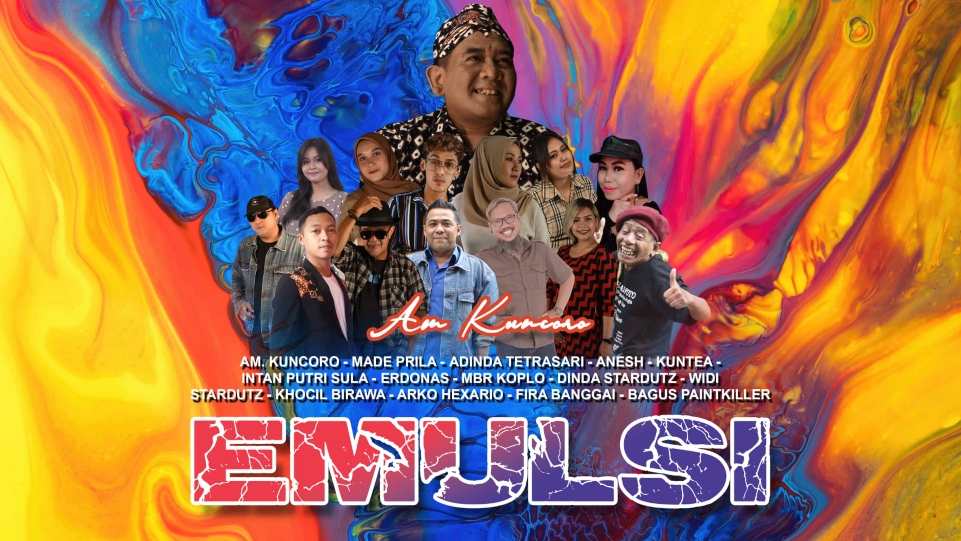 Flayer Album Lagu Emulsi dari AM Kuncoro feat 13 Artis Penyanyi Prima Founder Records & Publising. (Dok. PFR)