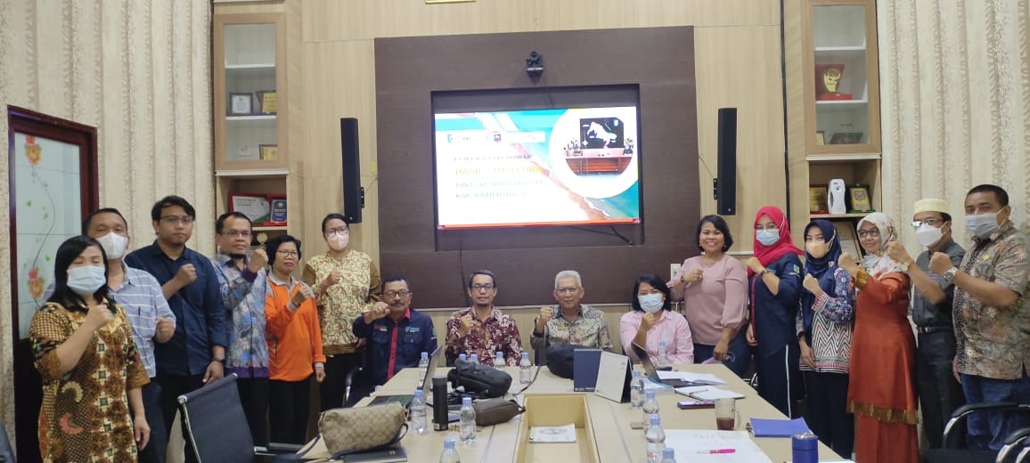 Kepala Dinas Kesehatan drg. Wahid Khusyairi usai memimpin Rapat Evaluasi dan Pelaporan Hasil Studi EHRA. (doc; Ist)