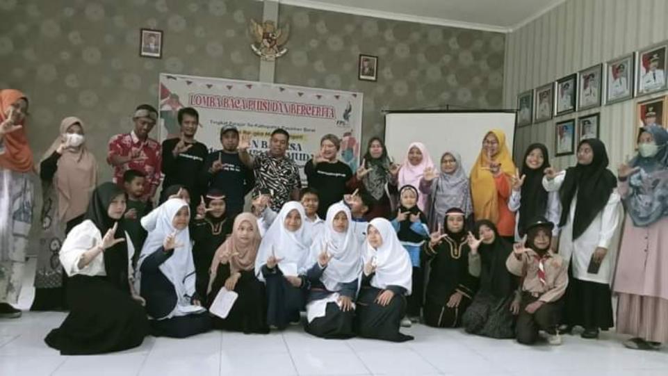 Suasana Lomba Baca Puisi dan Bercerita antar Pelajar se-Kabupaten Pasaman Barat Tahun 2022. (Dok. Istimewa)