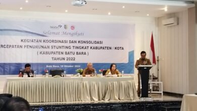 Pemerintah Kabupaten Batubara saat melaksanakan Rapat Kordinasi dan Konsolidasi Percepatan dan Penurunan Stunting. (Ist)