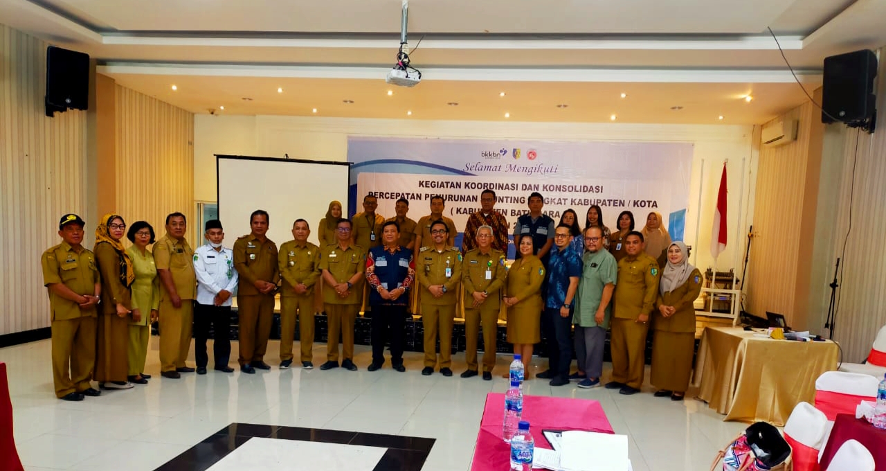 Lintas sektor penangan Stunting di Kabupaten Batubara usai Rapat Kordinasi dan Konsolidasi Percepatan Penurunan Stunting di Aula Singapur Land. (Ist)
