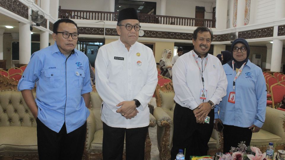 Suasana acara pengukuhan Kepengurusan Perhimpunan Periset Indonesia (PPI) Provinsi Sumatera Barat, Jumat 10 Februari 2023 di Aula Kantor Gubernur Sumatera Barat, Padang. (Dok. Muhammad Fadhli)